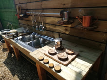 Carica l'immagine nel visualizzatore di Gallery, Mud kitchen -cucina di fango- prodotto ordinabile solo tramite mail-